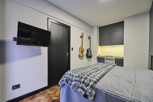 Departamento 2 Ambientes Reciclado Impecable Luminoso Apto Profesional En Recoleta