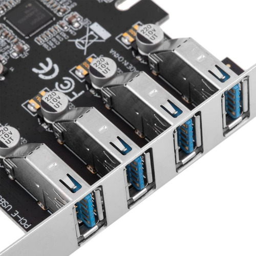 Tarjeta Pci Express Card Usb 3.0 De 4 Puertos Adaptador Pc