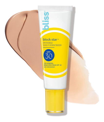 Bliss Block Star Protector Solar Facial Tenido Spf 30-1.4 Fl