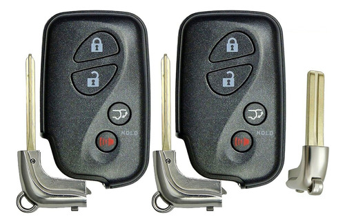 2x Reemplazo Control Remoto Proximidad Para Apto Lexus Leer