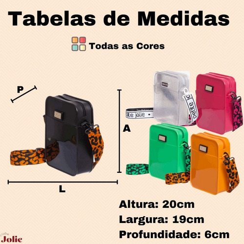 Imagem 6 de 6 de Bolsa Phonecase Petite Jolie Transversal Pequena Original