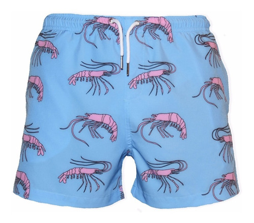 Traje Baño Hombre Marca Bermies Modelo Pink Lobster