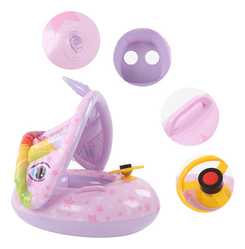 Flotador Inflable De Natación Para Bebés Con Forma De Dibujo