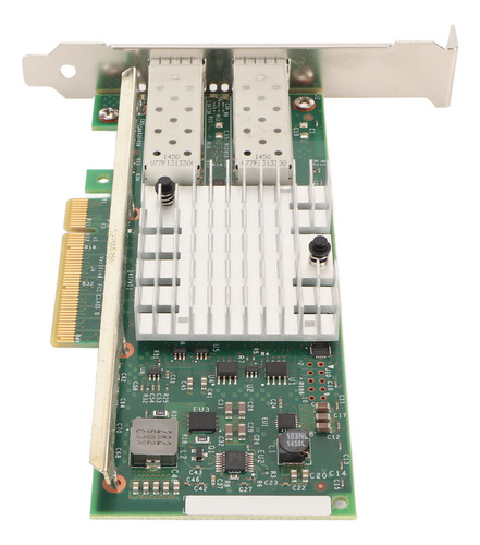 Adaptador De Placa De Rede Pcie Para Servidor De 10 Gbps 2 P