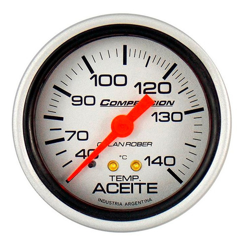 Reloj Temperatura Competicion 60mm Aceite 4mts.