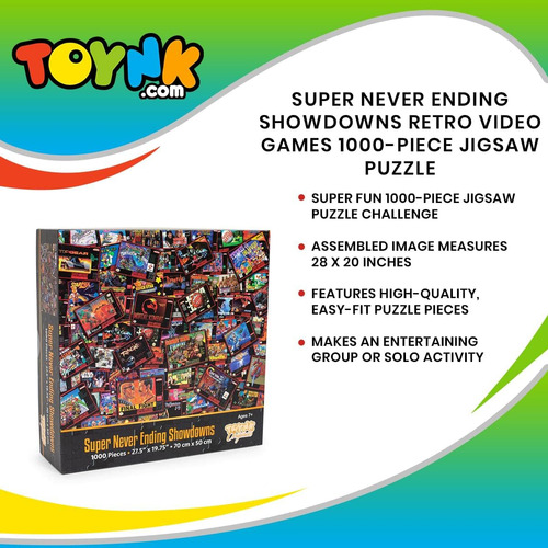 Rompecabezas Toynk Super Never Ending Showdowns 1000 Piezas