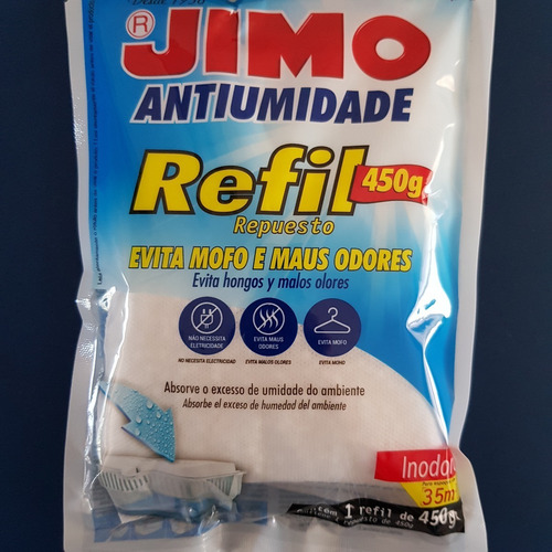 Kit Com 10 Jimo Antiumidade Refil 450g Anti Umidade