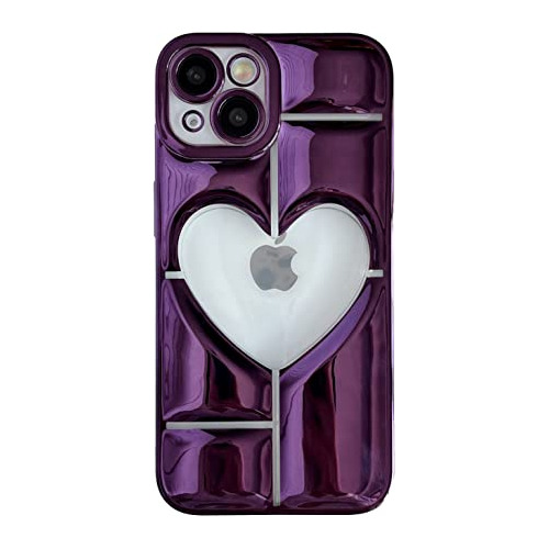 Funda Para iPhone 13 Pro Max Morado Chrome Plating Electr-02