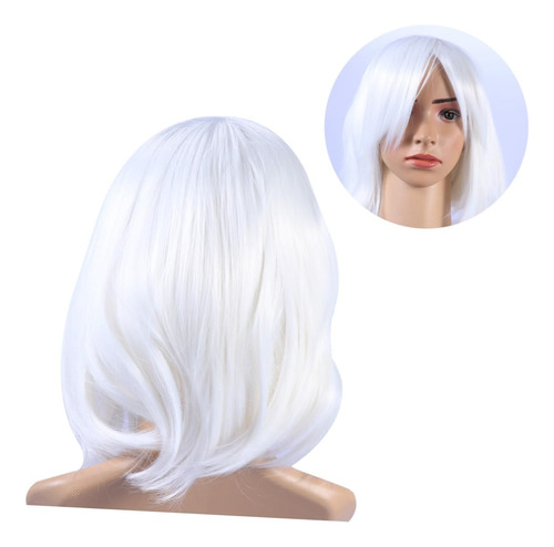 Nolitoy Short Wig Synthetic Hair Wig Halloween Wig True To L
