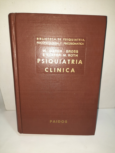 Biblioteca De Psiquiatria, Psicopatologia Y Psicosomatica (Usado)