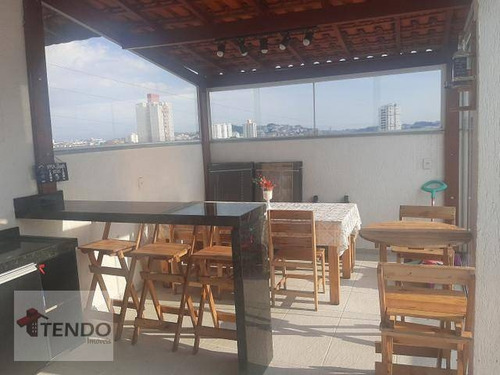 Imagem 1 de 15 de Cobertura Com 1 Dormitório À Venda, 83 M² Por R$ 320.000,00 - Jardim Haydee - Mauá/sp - Co0135