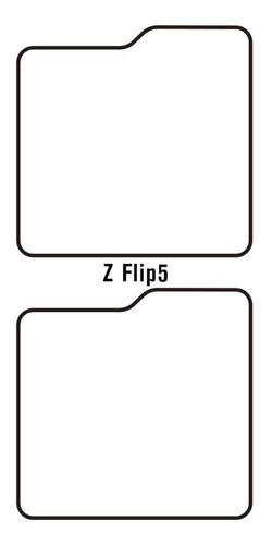 Film Hidrogel Para Samsung Z Flip 5 Pantalla Externa X 2