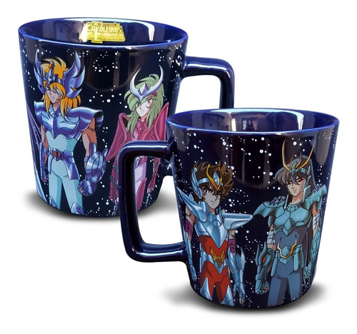 Caneca Cavaleiros Do Zodíaco Saint Seiya Bronze Cdz 400 Ml