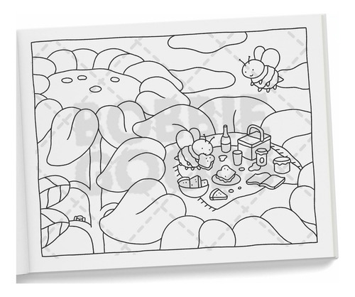 Livro De Colorir Oficial Bobbie Goods Com 20 Páginas