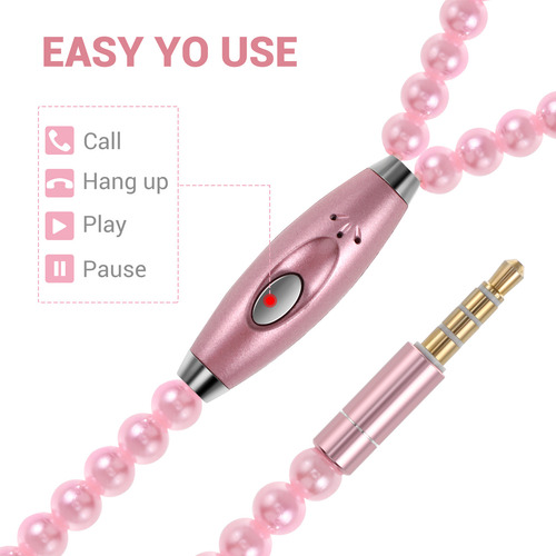 Auriculares Intraurales Con Cable Y Micrófono Pearl Chain De