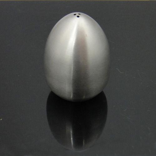 Pimentero Con Forma De Huevo De Acero Inoxidable, 1 Unidad,