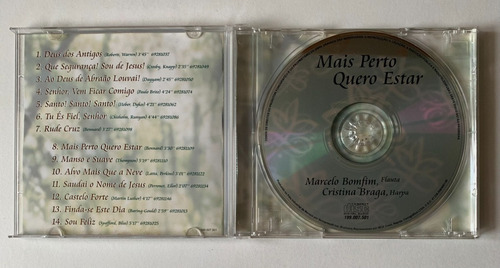 Cd Cristina Braga Marcelo Bomfim Mais Perto Quero Estar 1999 (Usado)