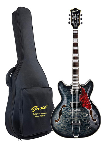 Guitarra Eléctrica De Jazz Semihollow Trapeze Tailpiec...
