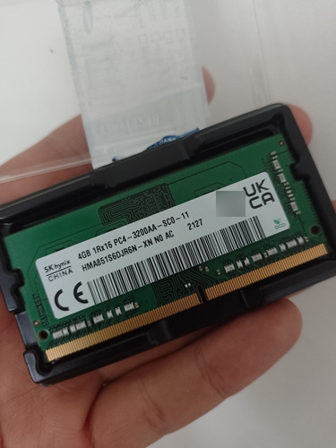 Memoria Ram Sodim 4g De 3200 Mhz