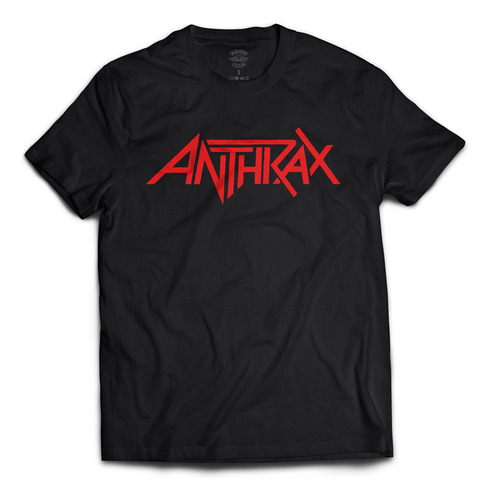 Remera Anthrax - Logo - Red (w/backprint) - Thrash Metal