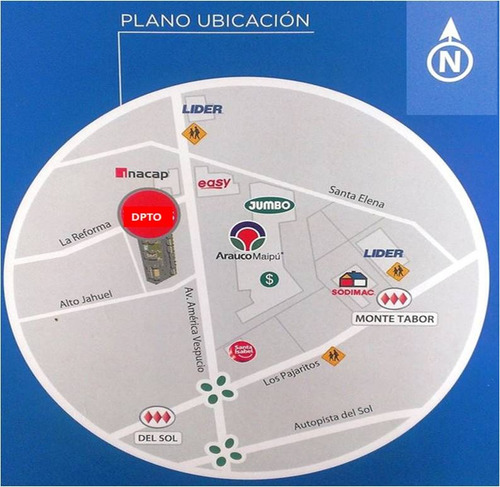 Depto Amoblado Excelente Ubicación Arauco Maipú Sin Corredor