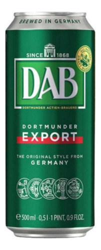 Cerveza Dab Dortmunder Export 500ml Lata Alemana