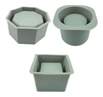 Comprar 3 Vasos Para Plantadores De Varanda E Moldes De Plantas