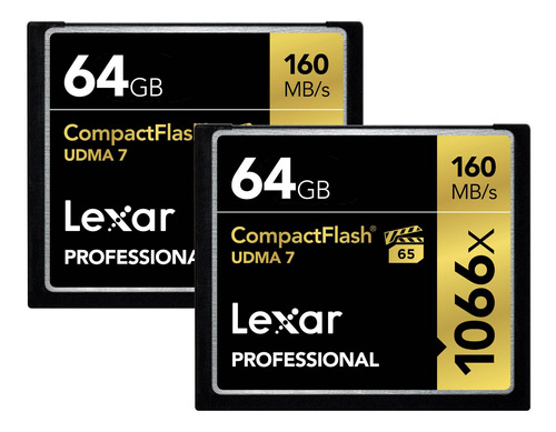 Lexar 64gb Professional 1066x Compactflash Memory Card (udma