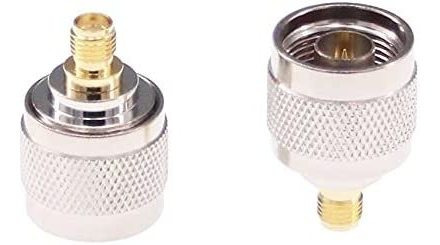 Conector Rfaha F41-2 N Macho A Sma Hembra Rf Coaxial -plata