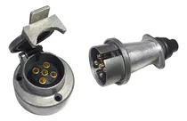 Comprar Kit Conector Enchufe Metalico Para Trailer Acoplado 5 Pines