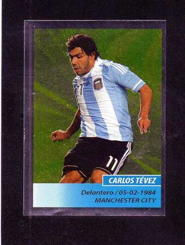 Futbol 2011. Figurita N° S9. Carlos Tevez Argentina. Mira!!