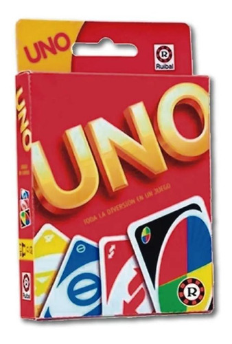 Imagen 2 de 9 de Juego De Cartas Uno Clasico Original Ruibal