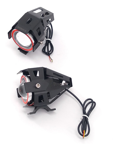 Imagem 3 de 8 de Par Farol Auxiliar Led 6500k Vstrom G650 F800 Tiger Versys