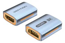 Comprar Adaptador Hdmi 8k Vention - Union Hdmi - Hembra A Hembra - Carcasa Aluminio - Extensor Certificado Copla - Ultra Hd 8k 60hz - Para Pc \u002F Monitor \u002F Pantala \u002F Proyector \u002F Tv - Aiuh0
