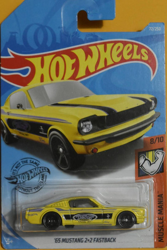 Hot Wheels Ford Mustang 2+2 Fastback 1965 #72 Color Brutal!