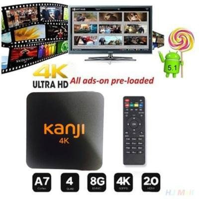 Conversor Smart Tv Box Smarter 4k 8gb Android 5 Hdmi !!