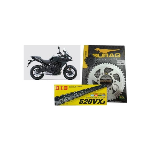 Kit Relação Durag Did 520 Vx3 Kawasaki Versys 650 15/46