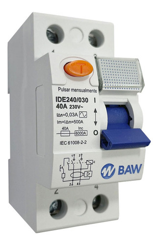 Interruptor diferencial BAW Modular IDM240