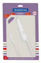 Comprar Tabla para cuchillos Plenus Tramontina de acero inoxidable para carne y verduras, 3 piezas