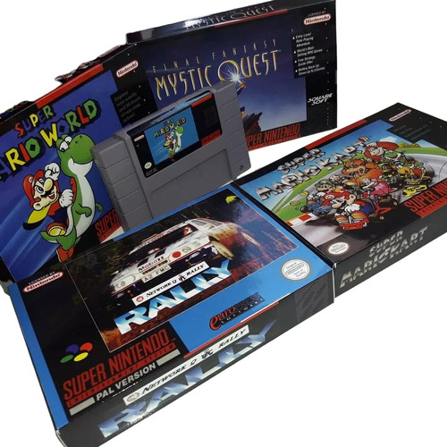 Cajas Repro Custom Super Nintendo Snes