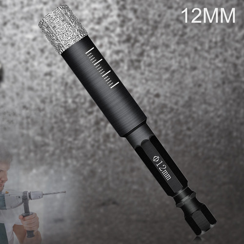 Conjunto De Brocas A Seco De Diamante Acessórios Para 12mm