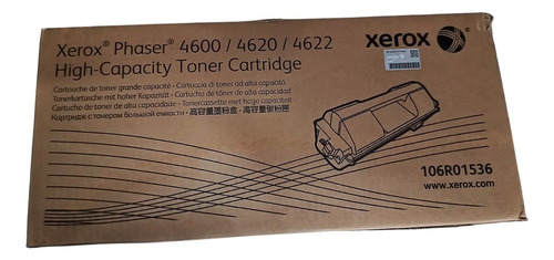 Xerox Phaser 4600 4620 4622 Toner Negro 106r01536 Original