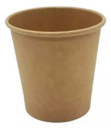 Vasos De Carton Kraft 7oz Cafe Chocolate Te 50 Unidades 