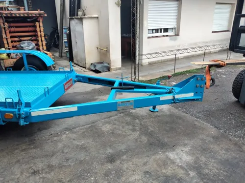 Trailer Usado Minicargador Autoelevador 4 Ton. Frenos Patent