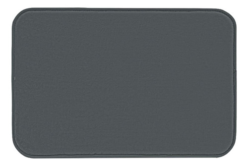 Tapete De Baño Kaiya Memory Foam 40x60 Cm Gris/azul