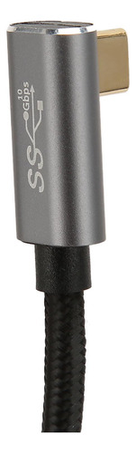 Cable De Datos Para Steam Deck Usb C A 90 Grados Usb C 100w