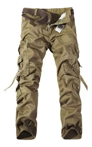 Pantalones Tipo Cargo Militares Para Hombre, Mono Informal