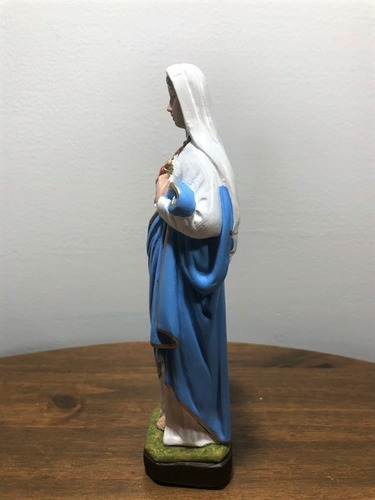 Imagem 4 de 7 de Kit Com 3 Sagrado Coração De Maria De Gesso 20cm