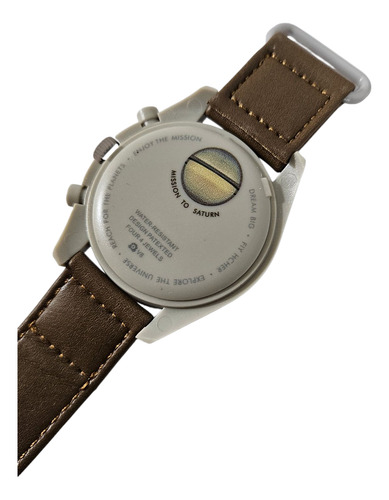 Reloj Speedmaster Cuarz Marrón Negro Negro (Reacondicionado)