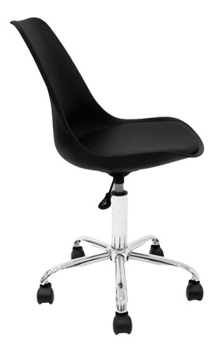 Imagen 2 de 4 de Silla Estudiantil Tulip Giratoria Para Oficina Con Cojín